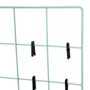 MEMORY-BOARD 60 CM X 50 CM GITTER - SORBET DE MENTA/PRETO - Foto 4