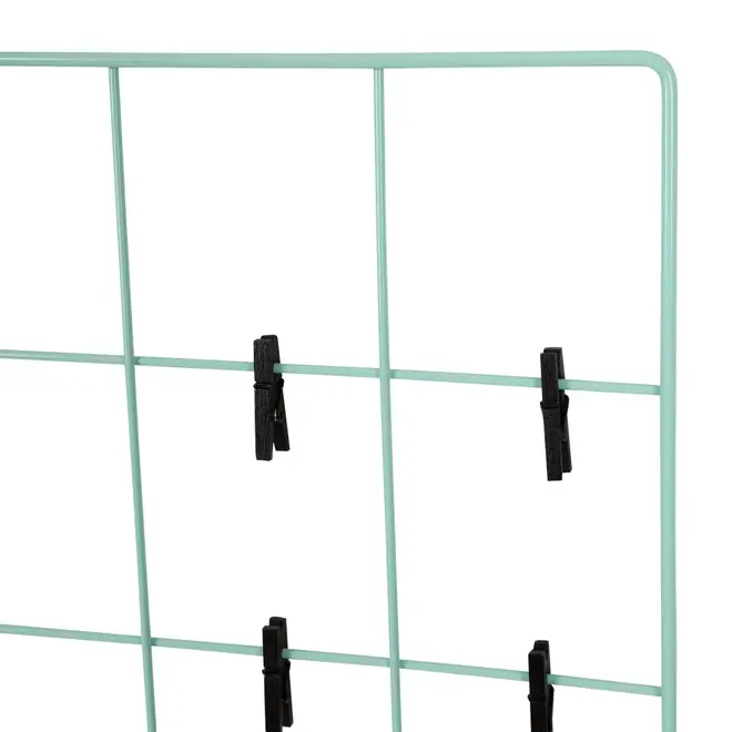 MEMORY-BOARD 60 CM X 50 CM GITTER - SORBET DE MENTA/PRETO - Foto 4
