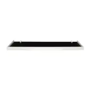 PRATELEIRA 4 CM X 1 M X 20 CM ANGLEX - PRETO/BRANCO - Foto 1