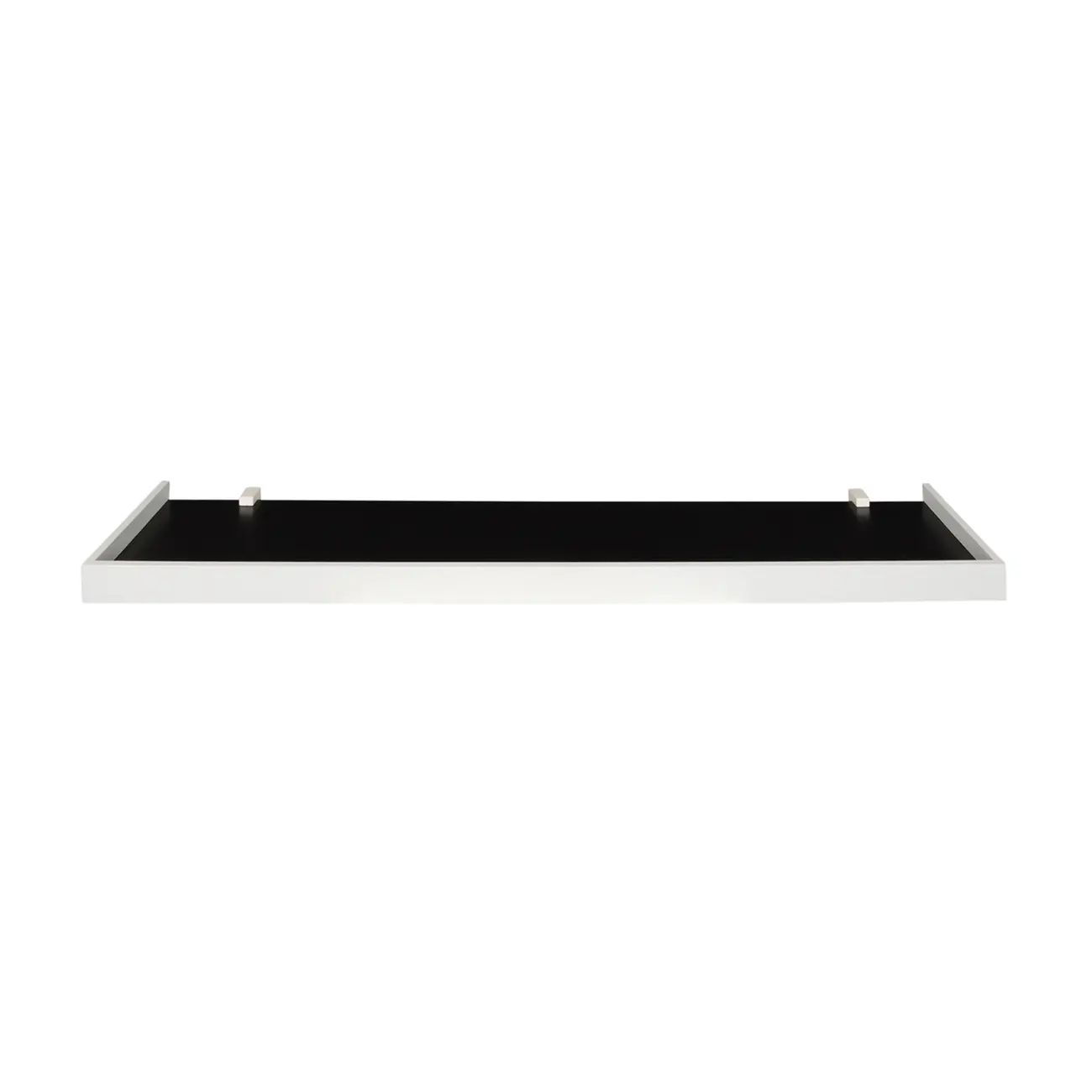 PRATELEIRA 4 CM X 1 M X 20 CM ANGLEX - PRETO/BRANCO - Foto 1