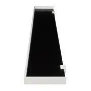 PRATELEIRA 4 CM X 1 M X 20 CM ANGLEX - PRETO/BRANCO - Foto 3