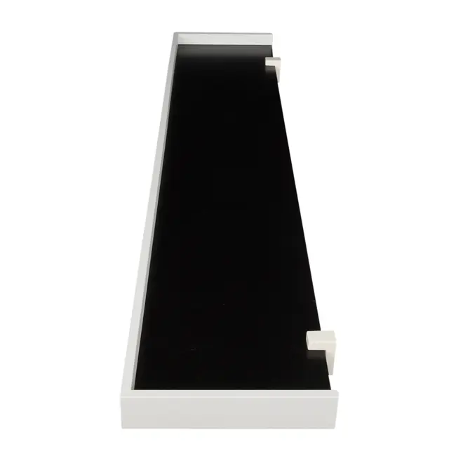 PRATELEIRA 4 CM X 1 M X 20 CM ANGLEX - PRETO/BRANCO - Foto 3