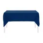 TOALHA DE MESA 1,40 M X 2,20 M FOLKSY BLOOM - AZUL ESCURO/AZUL - Foto 1