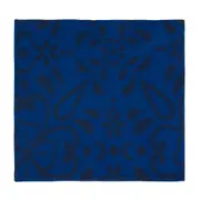 GUARDANAPO TC 30 CM X 30 CM COM 4 FOLKSY BLOOM - AZUL ESCURO/AZUL - Foto 1
