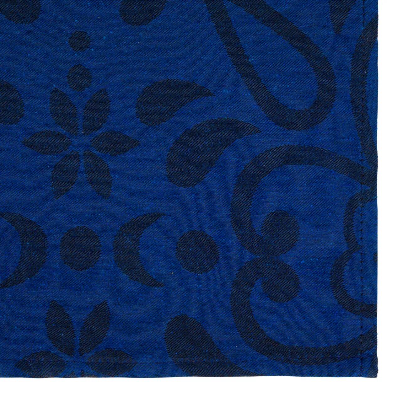 GUARDANAPO TC 30 CM X 30 CM COM 4 FOLKSY BLOOM - AZUL ESCURO/AZUL - Foto 2