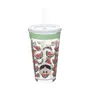 COPO LONG DRINK COM CANUDO 450 ML AVENTURAS NA COZINHA - INCOLOR/MULTICOR - Foto 1