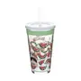 COPO LONG DRINK COM CANUDO 450 ML AVENTURAS NA COZINHA - INCOLOR/MULTICOR - Foto 2