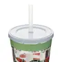 COPO LONG DRINK COM CANUDO 450 ML AVENTURAS NA COZINHA - INCOLOR/MULTICOR - Foto 4