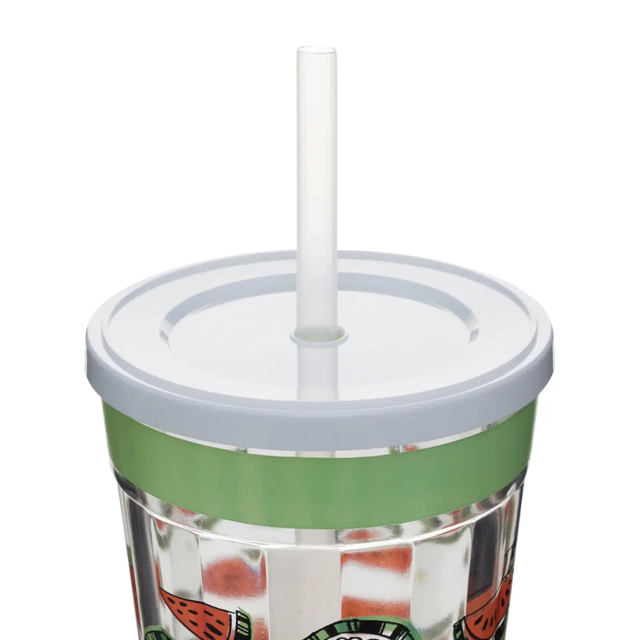COPO LONG DRINK COM CANUDO 450 ML AVENTURAS NA COZINHA - INCOLOR/MULTICOR - Foto 4