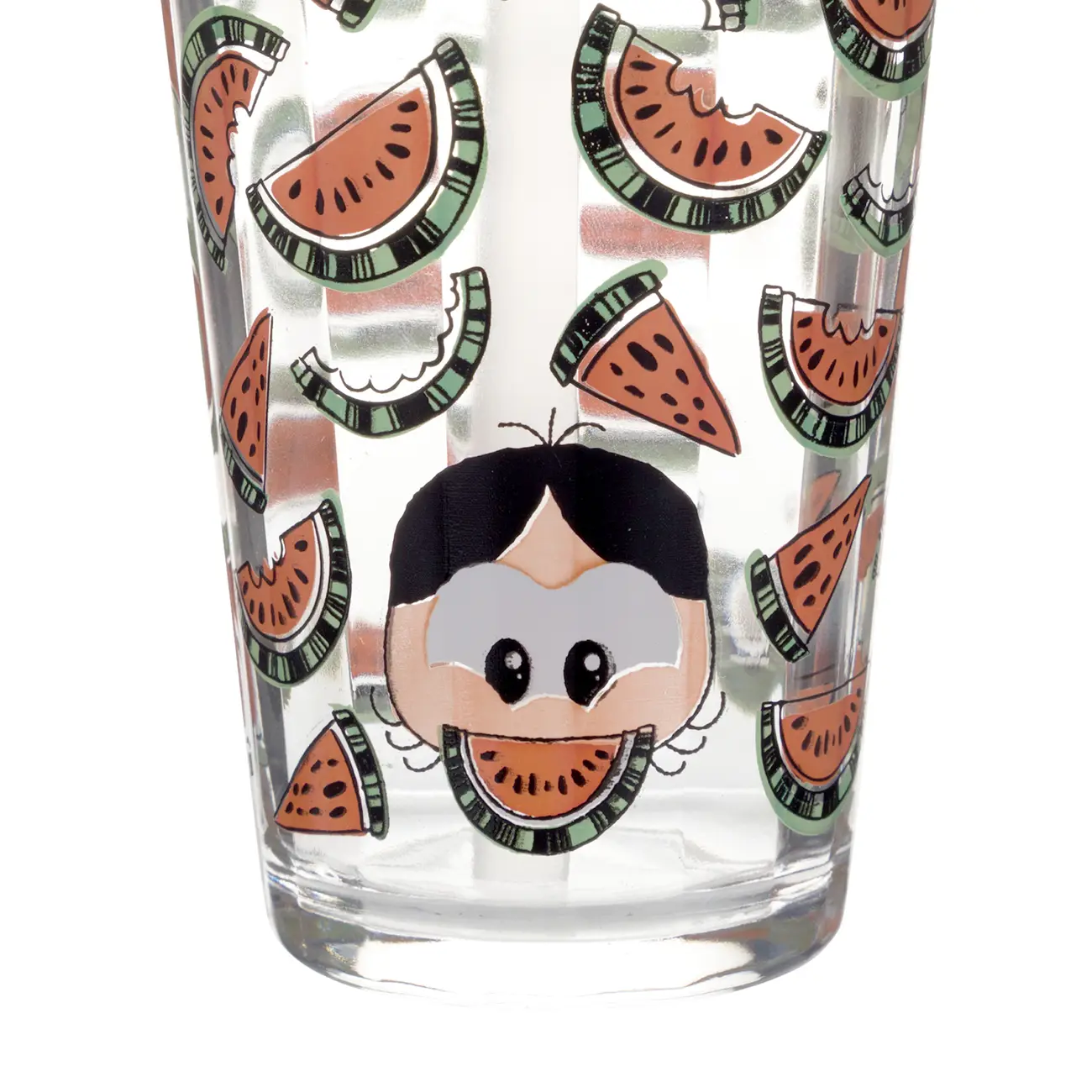 COPO LONG DRINK COM CANUDO 450 ML AVENTURAS NA COZINHA - INCOLOR/MULTICOR - Foto 5