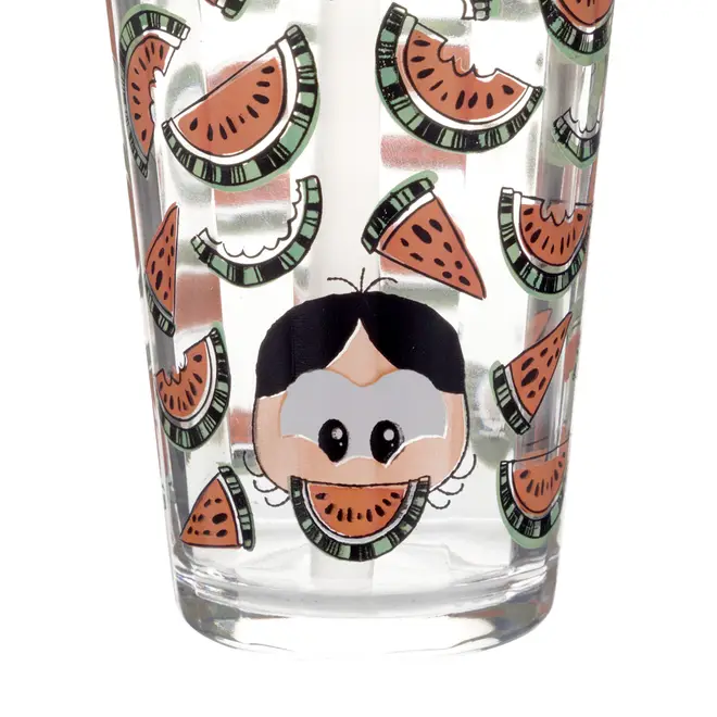 COPO LONG DRINK COM CANUDO 450 ML AVENTURAS NA COZINHA - INCOLOR/MULTICOR - Foto 5