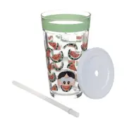 COPO LONG DRINK COM CANUDO 450 ML AVENTURAS NA COZINHA - INCOLOR/MULTICOR - Foto 6