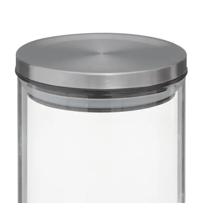 POTE HERMÉTICO 800 ML BOWDEN I - INCOLOR/CROMADO - Foto 3
