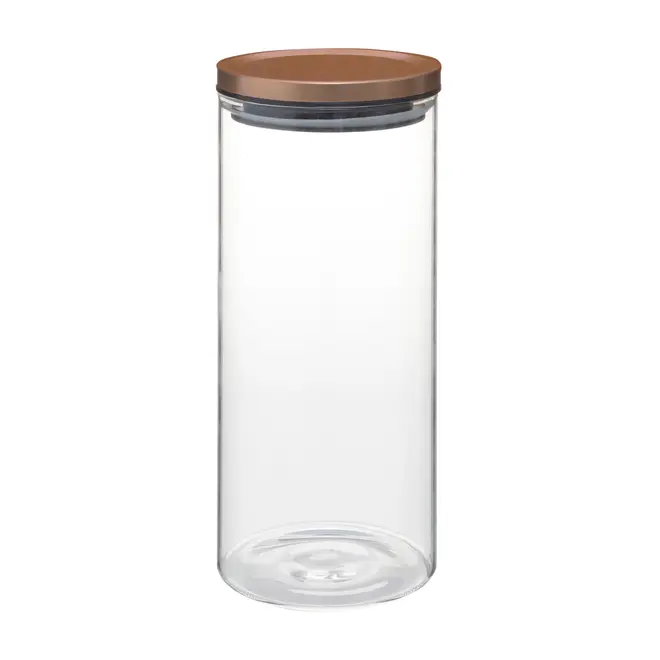 POTE HERMÉTICO 1,4 L BOWDEN I - INCOLOR/COBRE - Foto 1