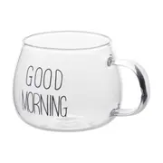CANECA 380 ML GOOD MORNING - INCOLOR/PRETO - Foto 2