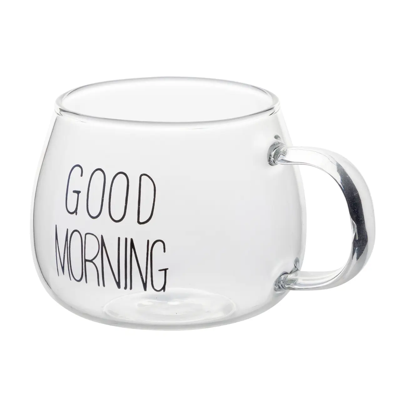 CANECA 380 ML GOOD MORNING - INCOLOR/PRETO - Foto 2