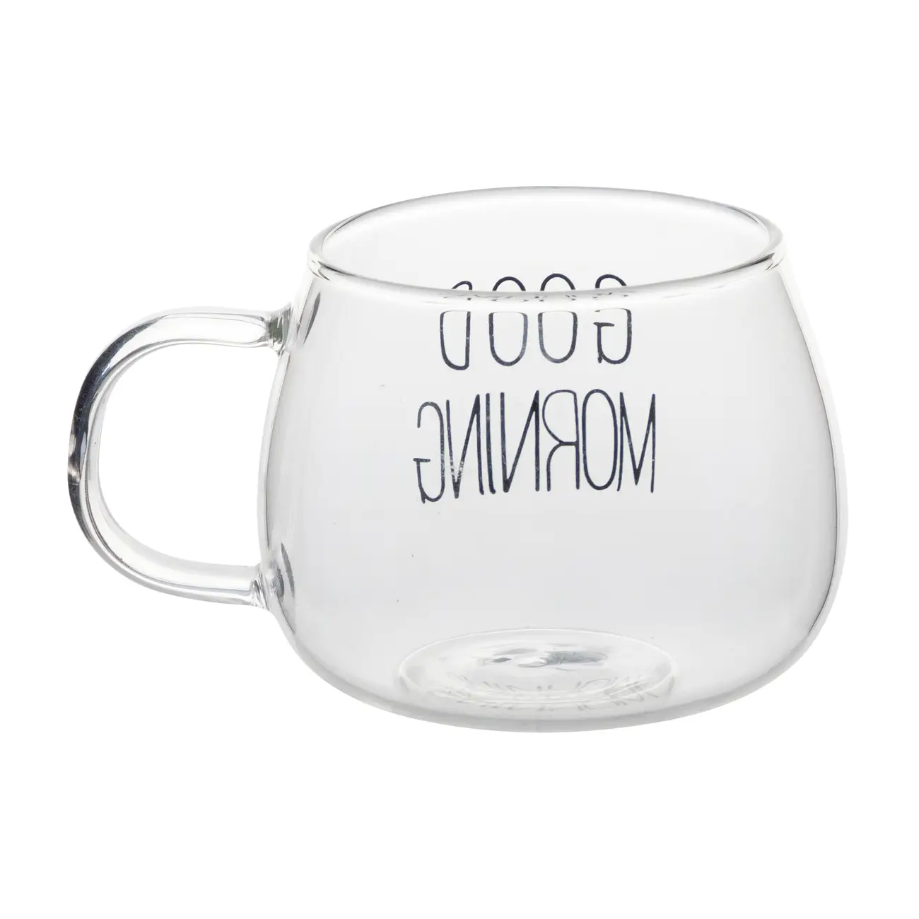 CANECA 380 ML GOOD MORNING - INCOLOR/PRETO - Foto 4