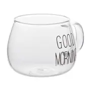 CANECA 380 ML GOOD MORNING - INCOLOR/PRETO - Foto 5