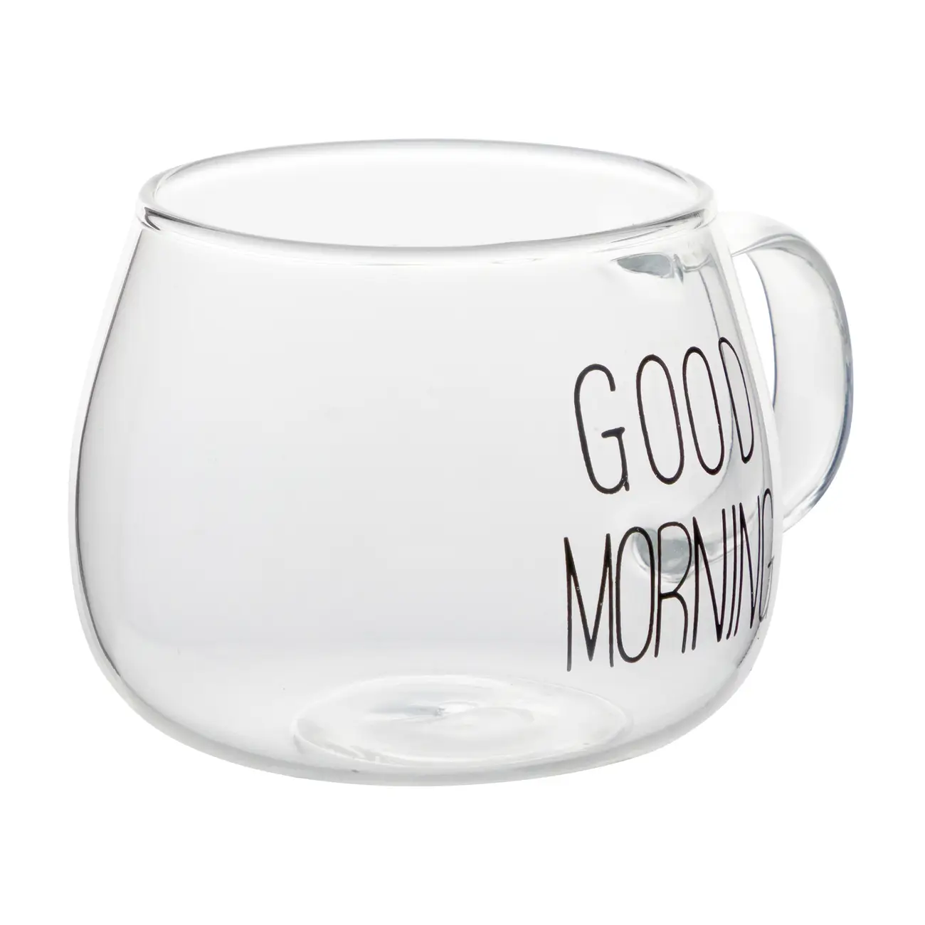 CANECA 380 ML GOOD MORNING - INCOLOR/PRETO - Foto 5