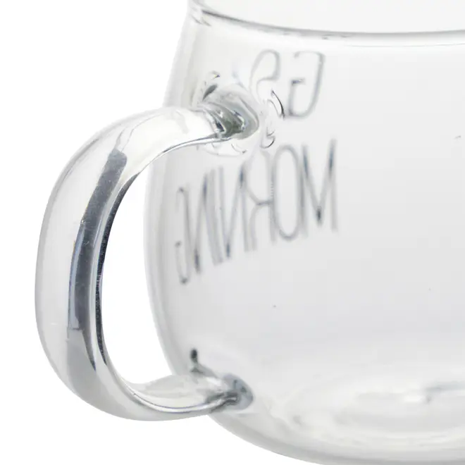 CANECA 380 ML GOOD MORNING - INCOLOR/PRETO - Foto 6