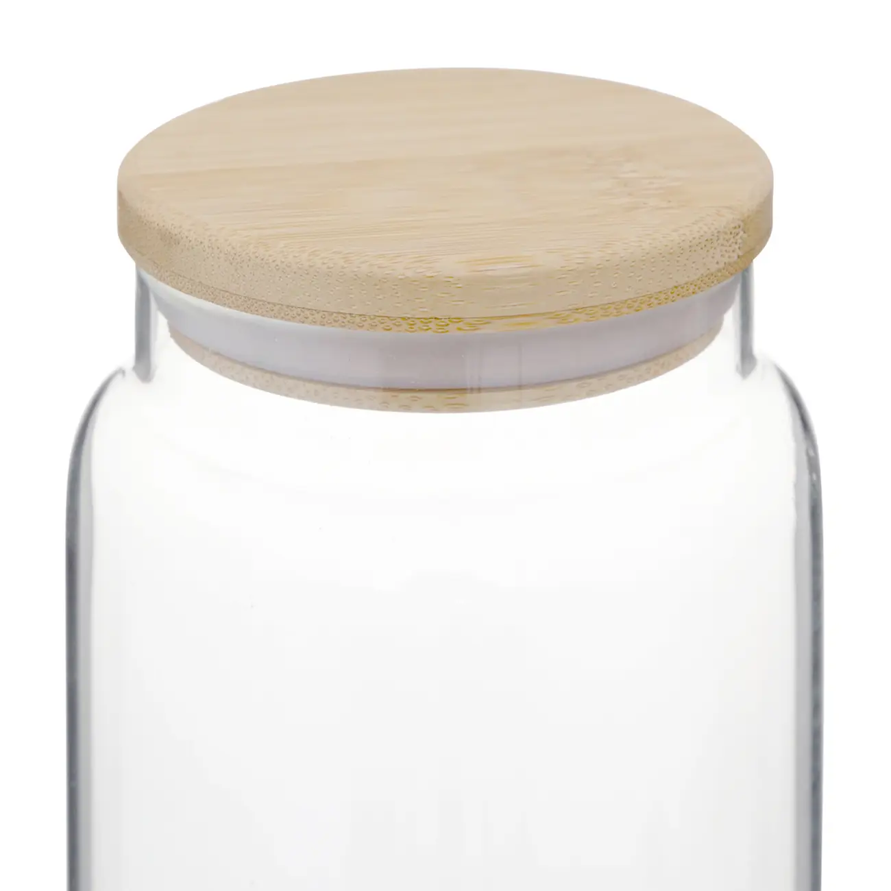 POTE HERMÉTICO 1,4 L BAMBU LINE - INCOLOR/BAMBU - Foto 3