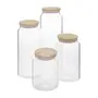 POTE HERMÉTICO 1,4 L BAMBU LINE - INCOLOR/BAMBU - Foto 4