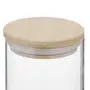POTE HERMÉTICO 400 ML BAMBU REDONDO - INCOLOR/BAMBU - Foto 3