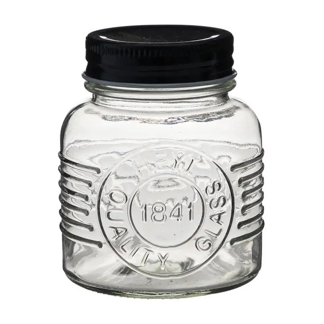 POTE 200 ML OLD FASHIONED - INCOLOR/PRETO - Foto 1