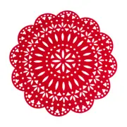 LUGAR AMERICANO 38 CM SCANDI XMAS TRADICIONAL - VERMELHO - Foto 1