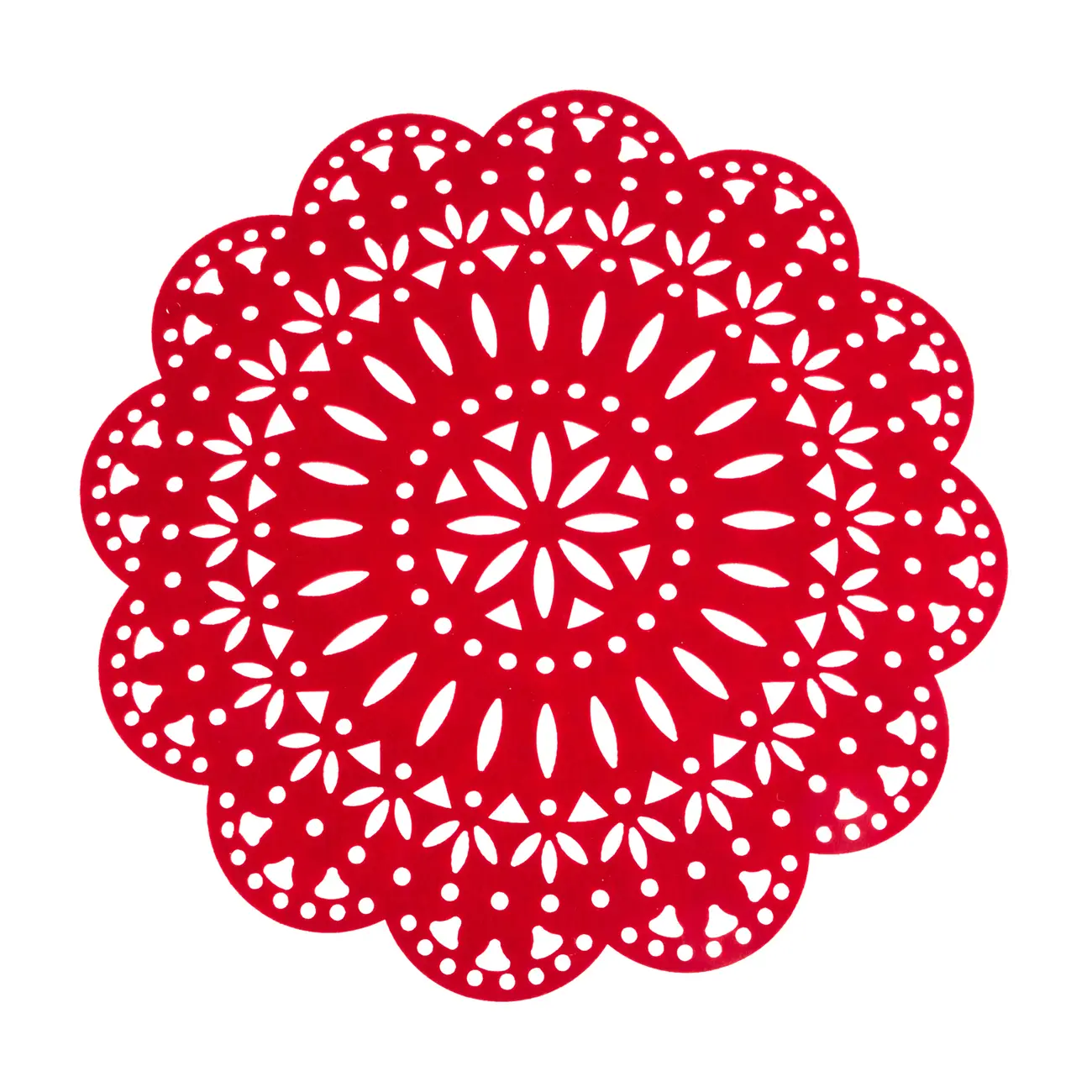 LUGAR AMERICANO 38 CM SCANDI XMAS TRADICIONAL - VERMELHO - Foto 1
