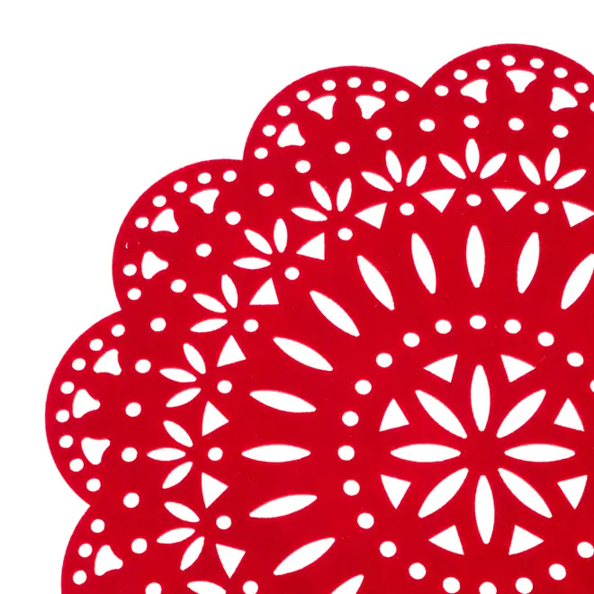 LUGAR AMERICANO 38 CM SCANDI XMAS TRADICIONAL - VERMELHO - Foto 2