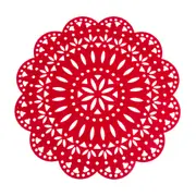 LUGAR AMERICANO 38 CM SCANDI XMAS TRADICIONAL - VERMELHO - Foto 3