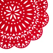 LUGAR AMERICANO 38 CM SCANDI XMAS TRADICIONAL - VERMELHO - Foto 4