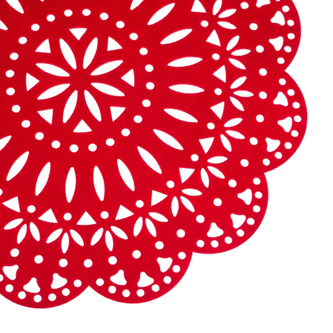 LUGAR AMERICANO 38 CM SCANDI XMAS TRADICIONAL - VERMELHO - Foto 4