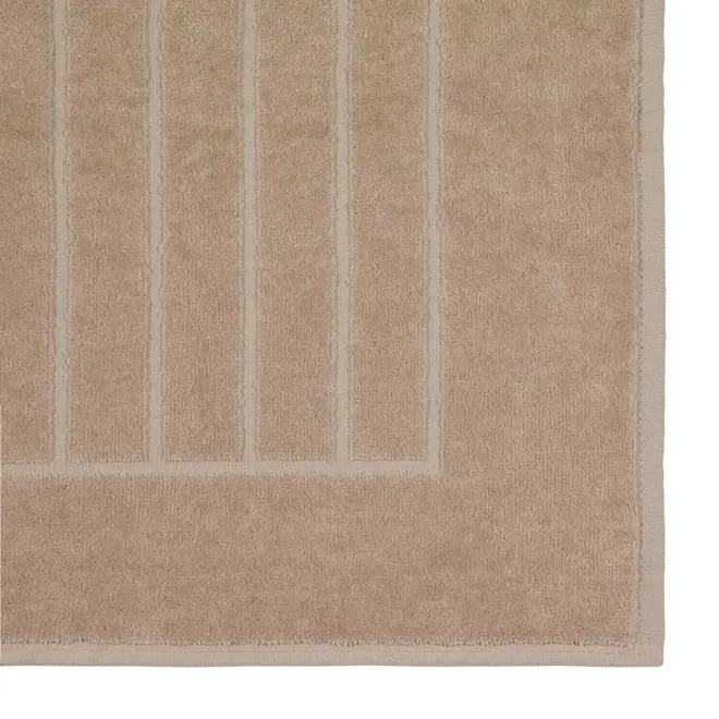 TOALHA DE PISO 80 CM X 48 CM CUSHY - CAMELO - Foto 3