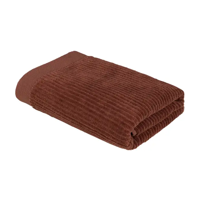 TOALHA DE ROSTO 90 CM X 48 CM VELVET - RUBY MOCHA - Foto 1