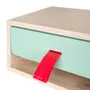 MESA DE CABECEIRA DE PAREDE 1 GAVETA TUTTI-CUTE - NATURAL WASHED/SORBET MENTA - Foto 5