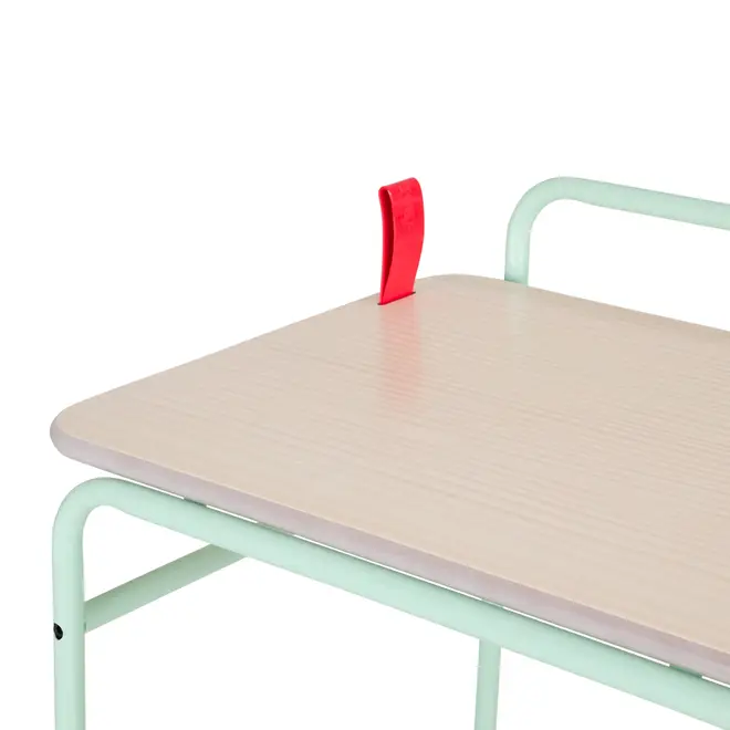 ESCRIVANINHA 1 M X 48 CM JELLY - SORBET DE MENTA/NATURAL WASHED - Foto 4