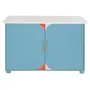 BALCÃO DE COZINHA COM 2 PORTAS 1,35 M X 70 CM COZINHA ENCANTADA DA RAÍZA COSTA - AZUL/MULTICOR - Foto 1