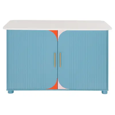 BALCÃO 2 PORTAS 1,35 M X 70 CM COZINHA ENCANTADA DA RAÍZA COSTA
