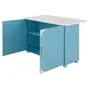 BALCÃO DE COZINHA COM 2 PORTAS 1,35 M X 70 CM COZINHA ENCANTADA DA RAÍZA COSTA - AZUL/MULTICOR - Foto 2