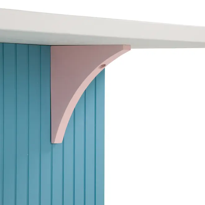 BALCÃO DE COZINHA COM 2 PORTAS 1,35 M X 70 CM COZINHA ENCANTADA DA RAÍZA COSTA - AZUL/MULTICOR - Foto 9