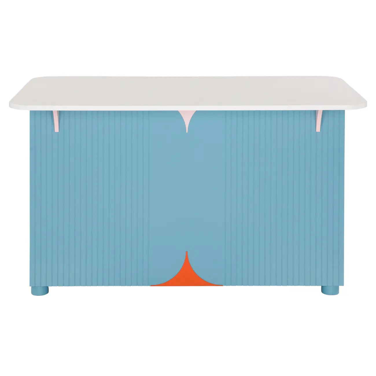 BALCÃO DE COZINHA COM 2 PORTAS 1,35 M X 70 CM COZINHA ENCANTADA DA RAÍZA COSTA - AZUL/MULTICOR - Foto 12