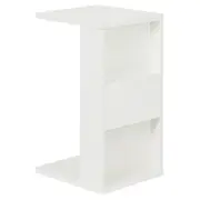 ITABLE MESA LATERAL 36 CM X 38 CM - BRANCO - Foto 1