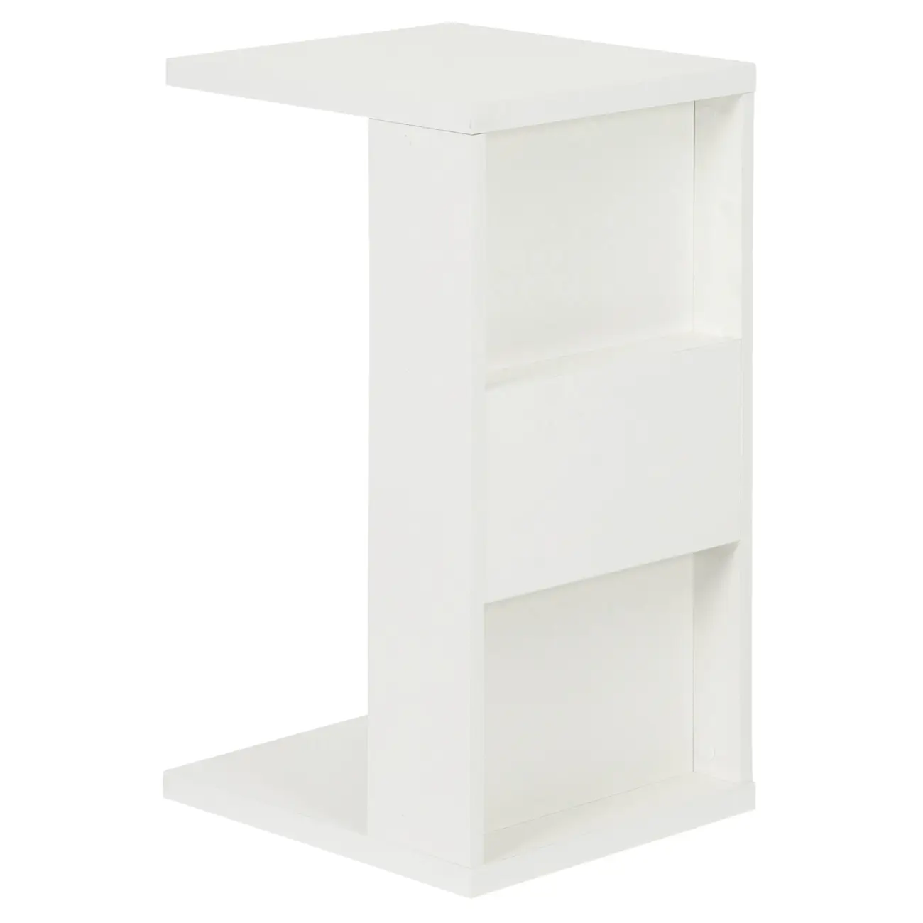 ITABLE MESA LATERAL 36 CM X 38 CM - BRANCO - Foto 1