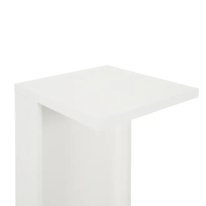 ITABLE MESA LATERAL 36 CM X 38 CM - BRANCO - Foto 6