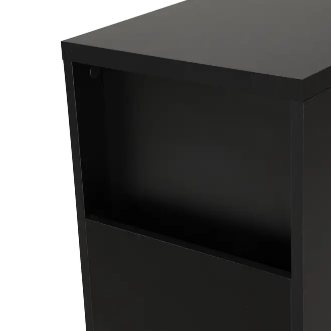 ITABLE MESA LATERAL 36 CM X 38 CM - PRETO - Foto 5