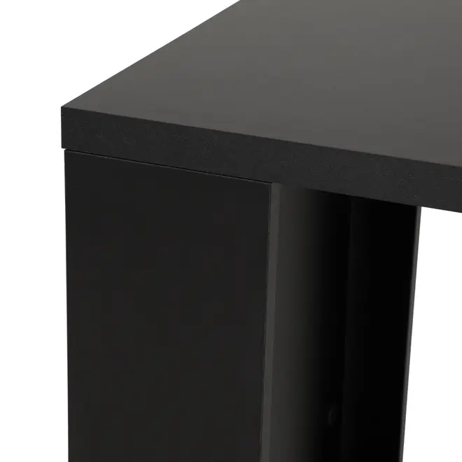ITABLE MESA LATERAL 36 CM X 38 CM - PRETO - Foto 6
