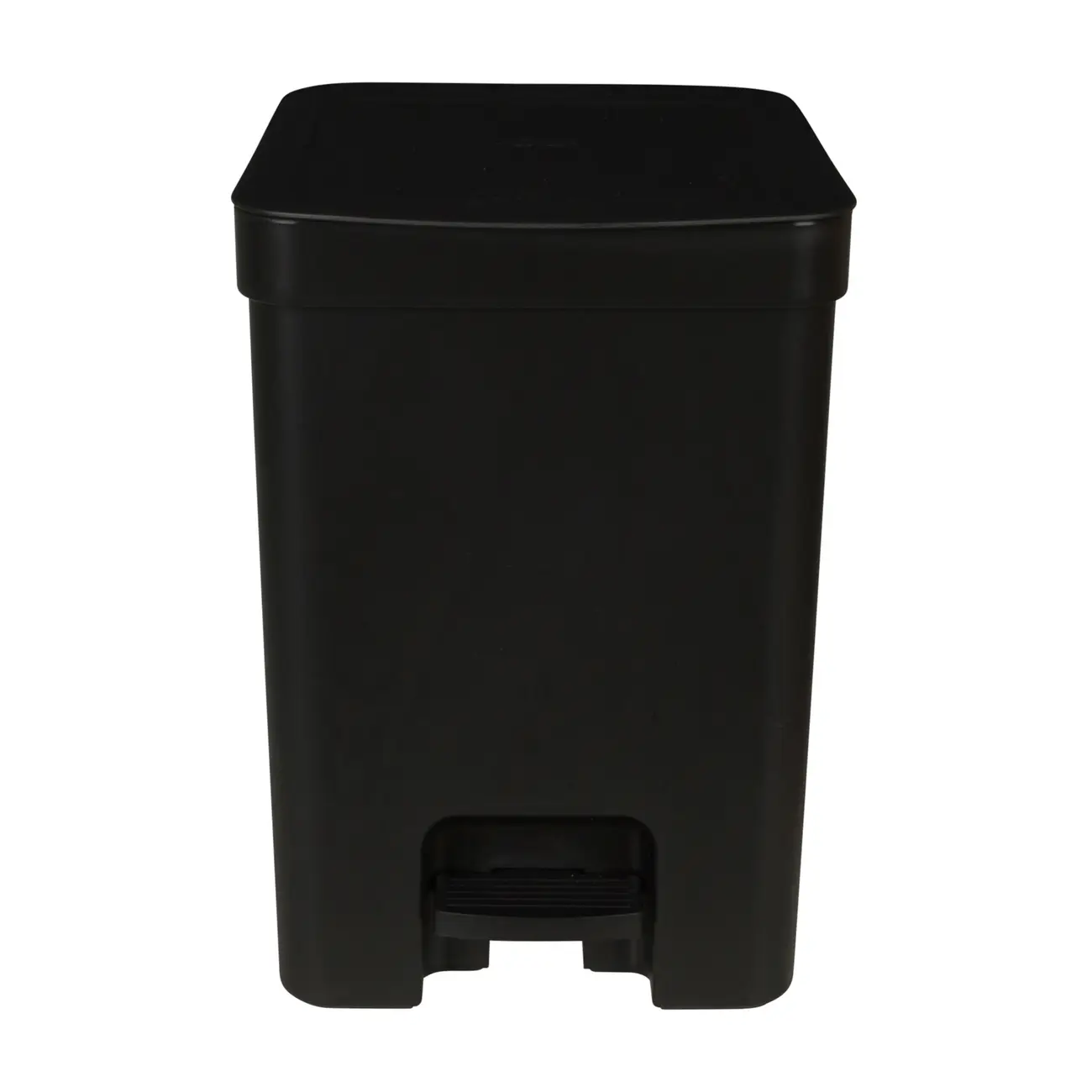 LIXEIRA COM PEDAL 12 L TRIUM - PRETO - Foto 1