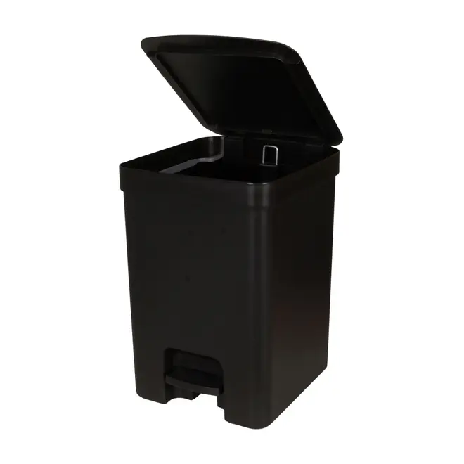 LIXEIRA COM PEDAL 12 L TRIUM - PRETO - Foto 2